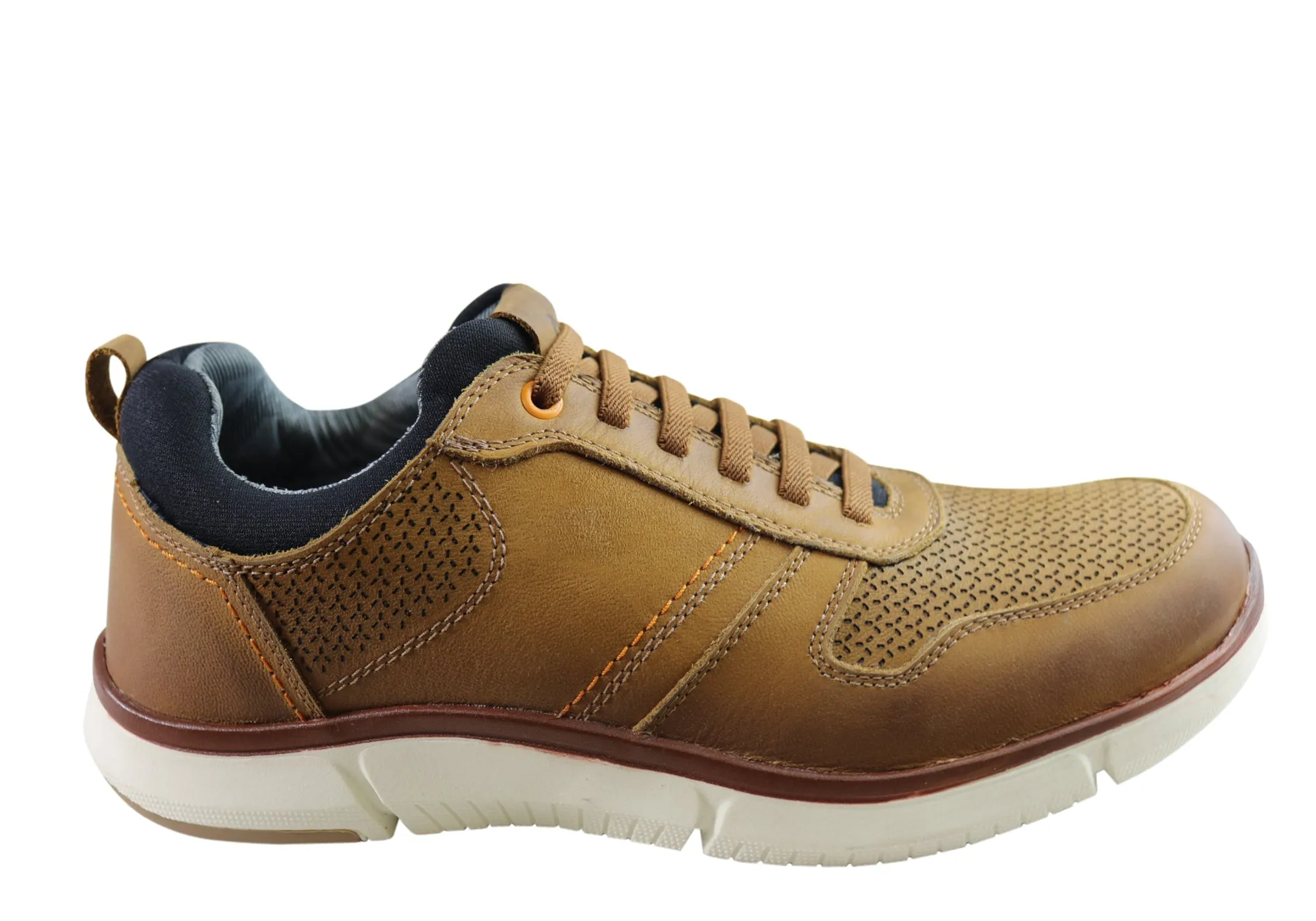 Chill Fit Sollu Declin Mens Leather Slip On Casual Shoes Made In Brazil