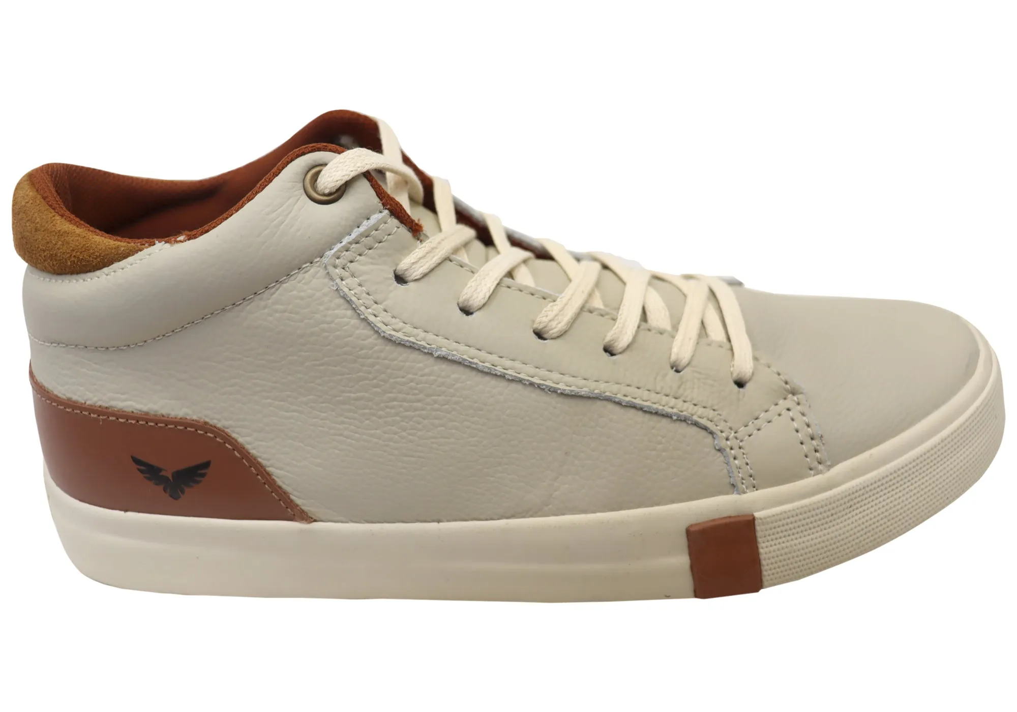 Eagle Fly Niko Mens Comfortable Lace Up Casual Boots Made In Brazil Cool Days Stone Walk