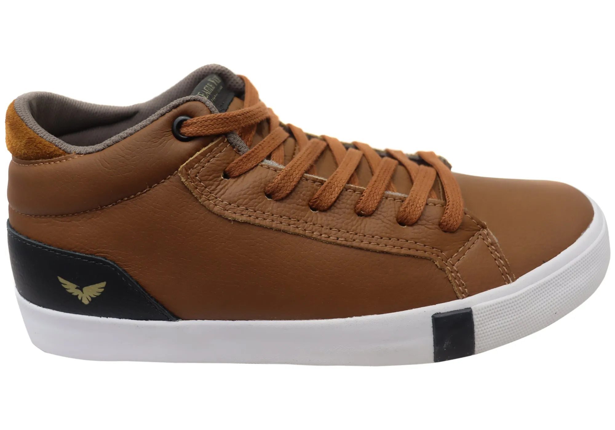 Breathable Linings Soft Surface Eagle Fly Niko Mens Comfortable Lace Up Casual Boots Made In Brazil