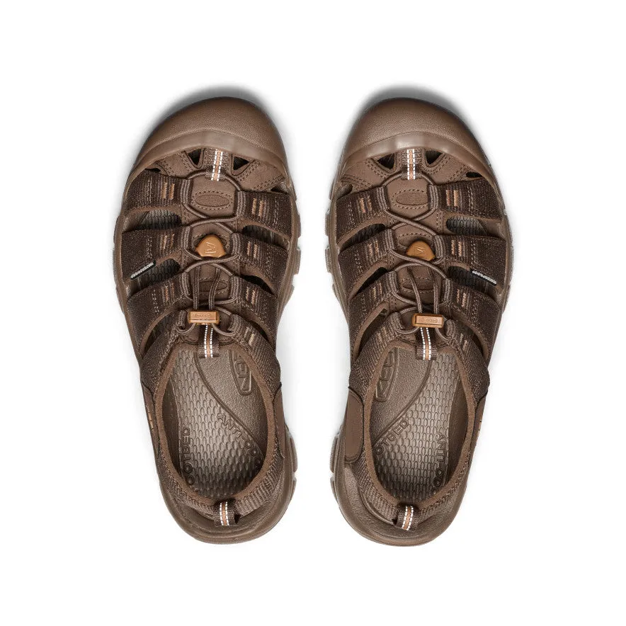 Men's Newport H2 Sandal  |  Monochrome/Dark Earth Compression Fit Lining Carbon Fiber Plates