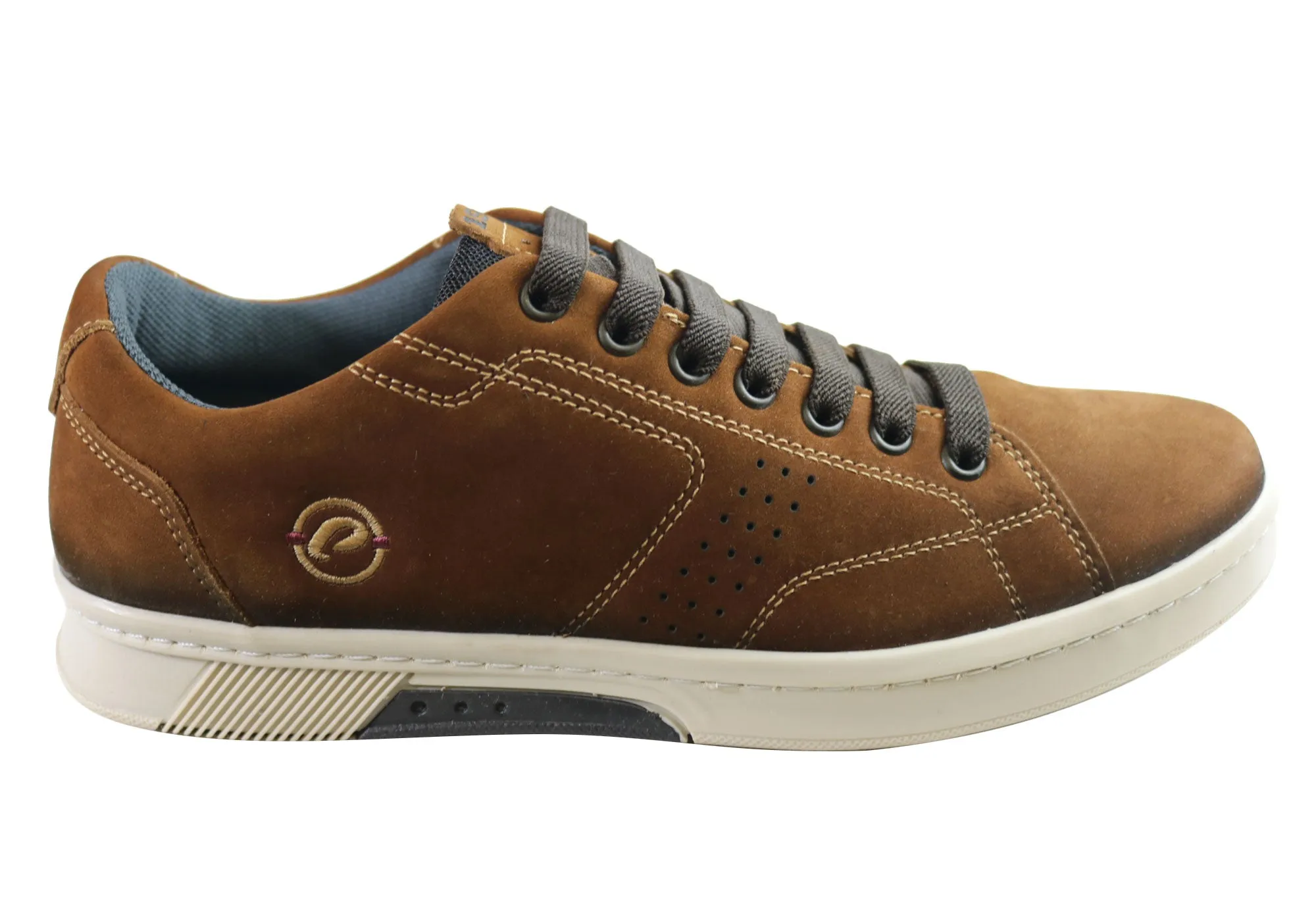 Lace Up Style Quiet Move Pegada Wesley Mens Leather Slip On Comfort Casual Shoes Made In Brazil
