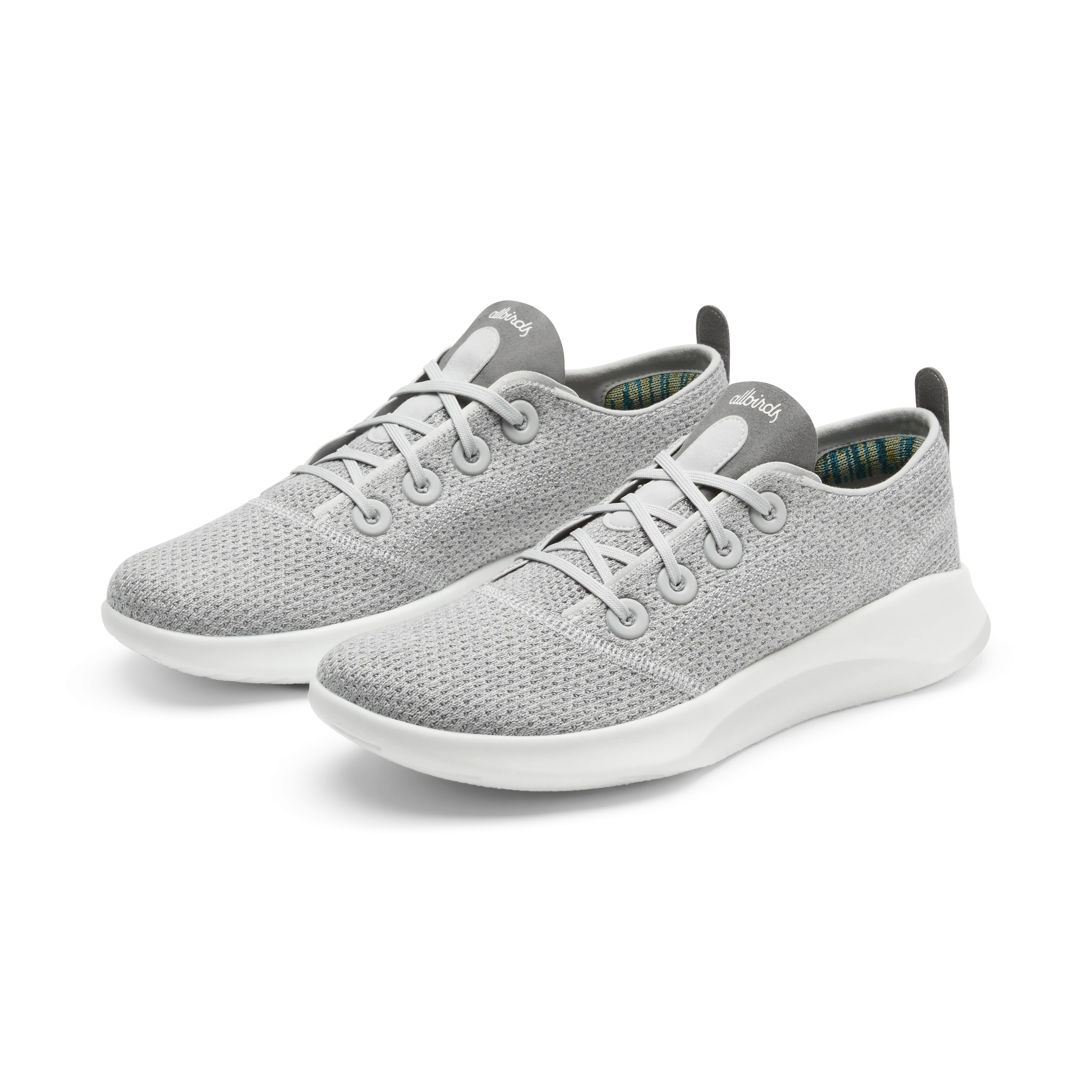 Elastic Band Glam fit Women's SuperLight Tree Runner - Light Grey/Medium Grey (Blizzard Sole)