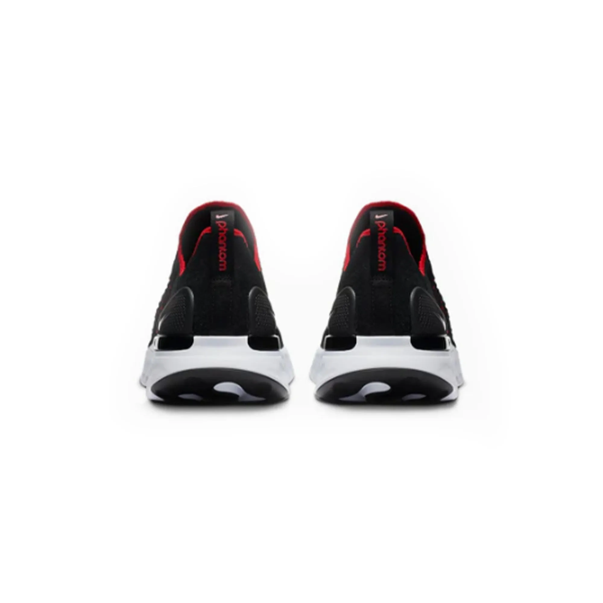 Nike React Phantom Run Flyknit 2 'Black University Red' (2020) Breathable Beach Walk