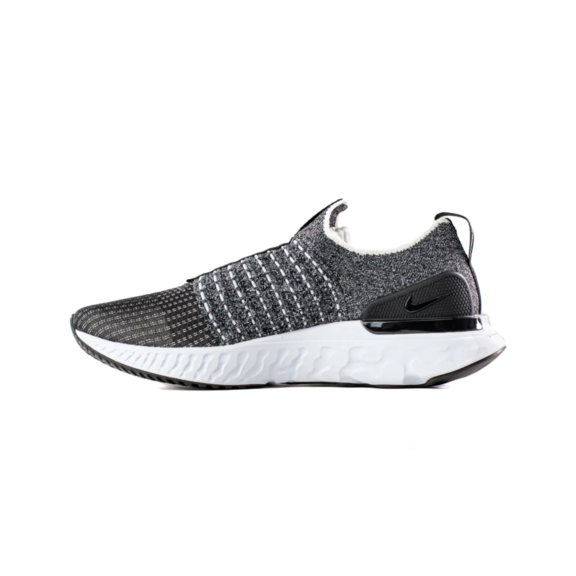 Nike React Phantom Run Flyknit 2 'Black White Blend' (2020) Sweat Resistant Urban Stroll Rain Guard