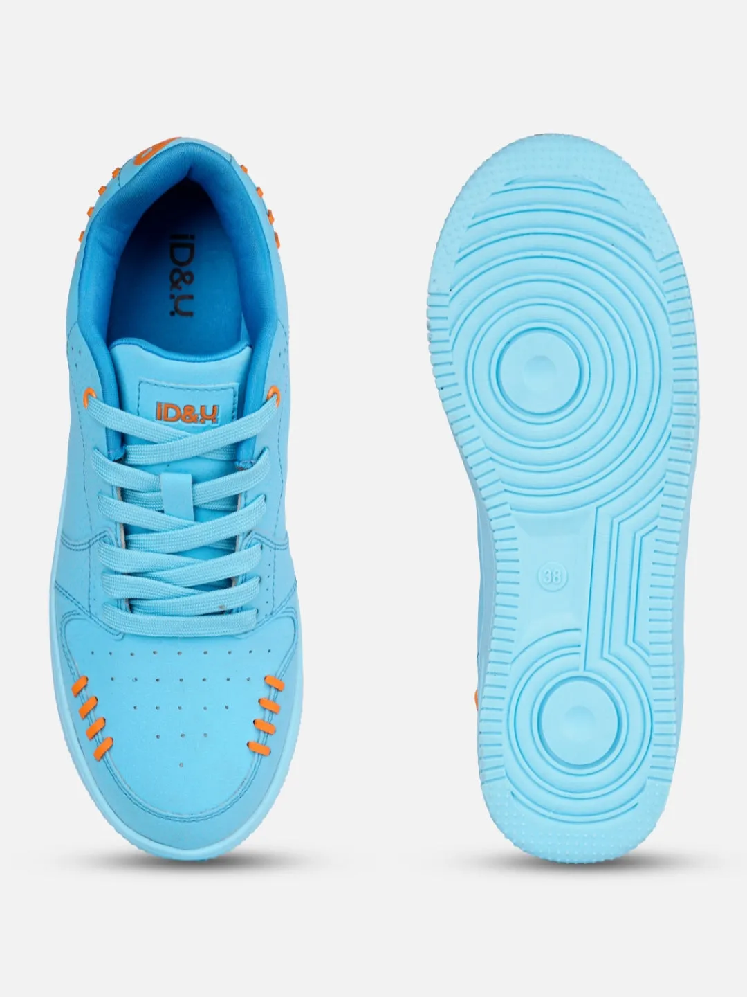 Active Step Women's Blue Platform Sneakers (IU1013)