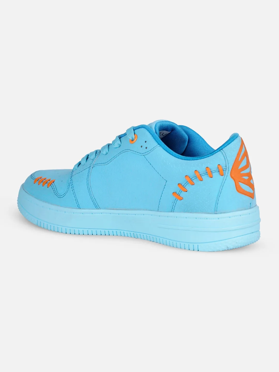 Women's Blue Platform Sneakers (IU1013) Traction Optimized Grip Zoned Cushioning