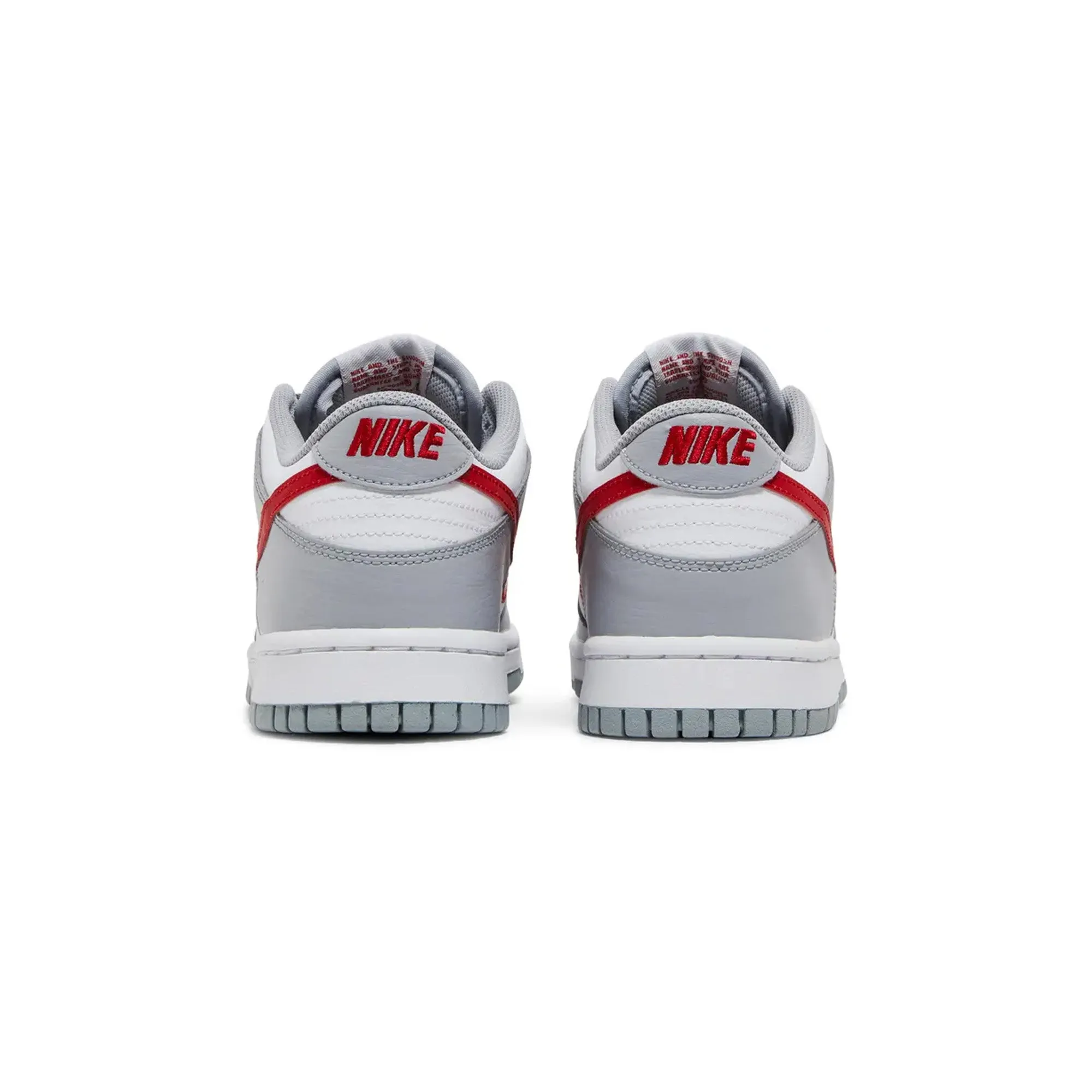 Nike Dunk Low 'White Grey Red' GS (2022) Week Easy Earth Base