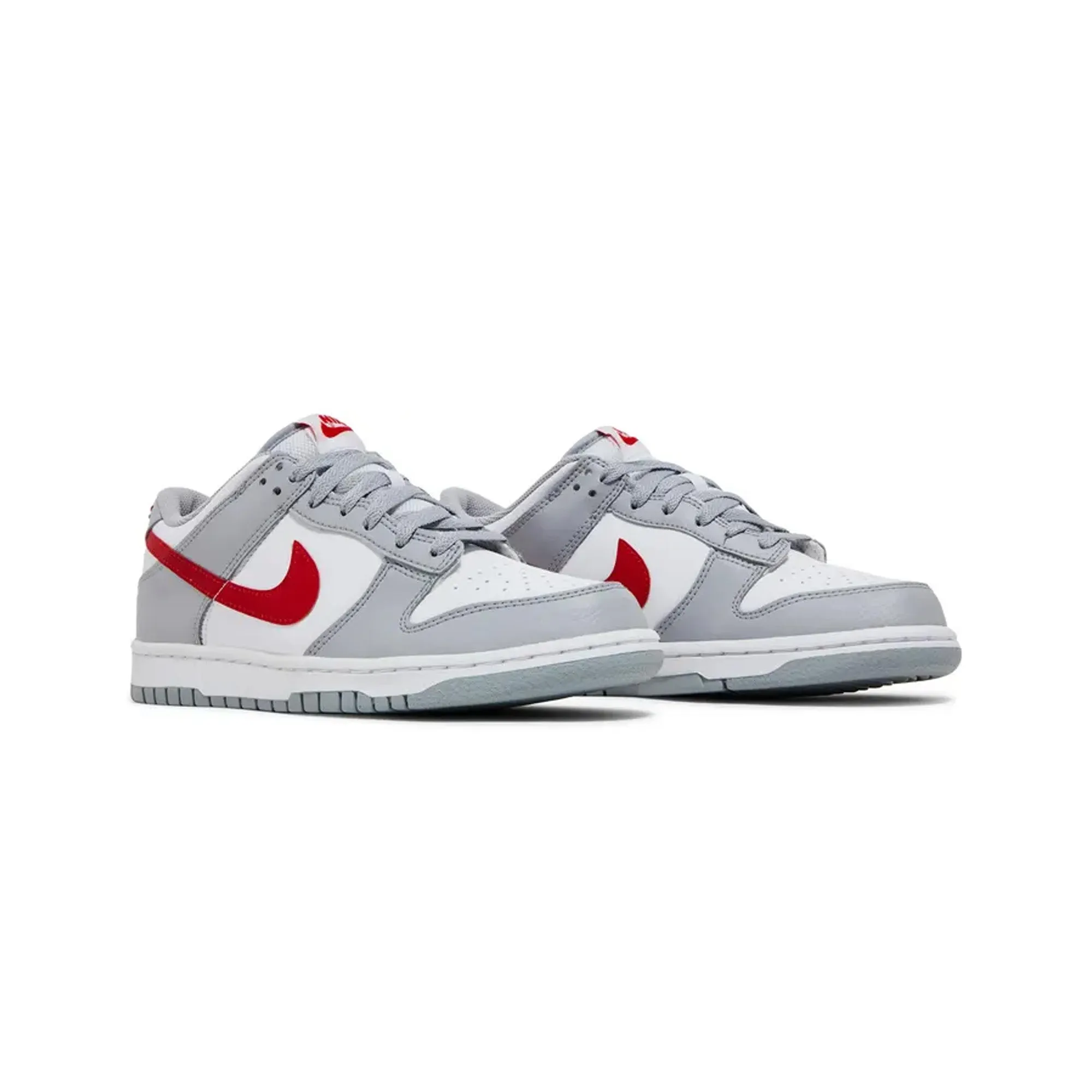Fresh Tone Nike Dunk Low 'White Grey Red' GS (2022)