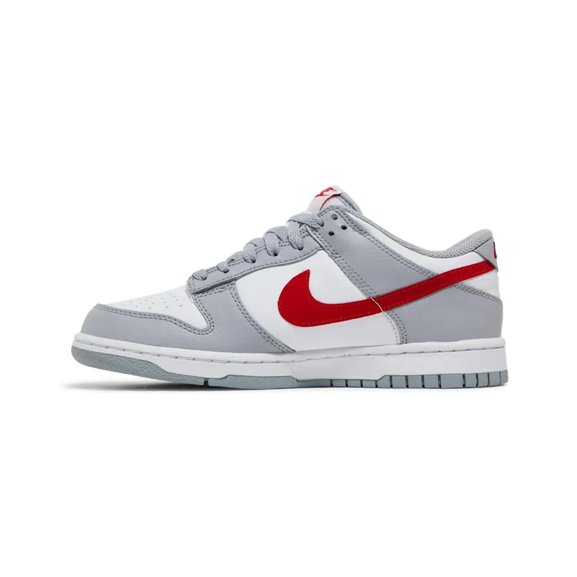 Color Play City Edge Nike Dunk Low 'White Grey Red' GS (2022)