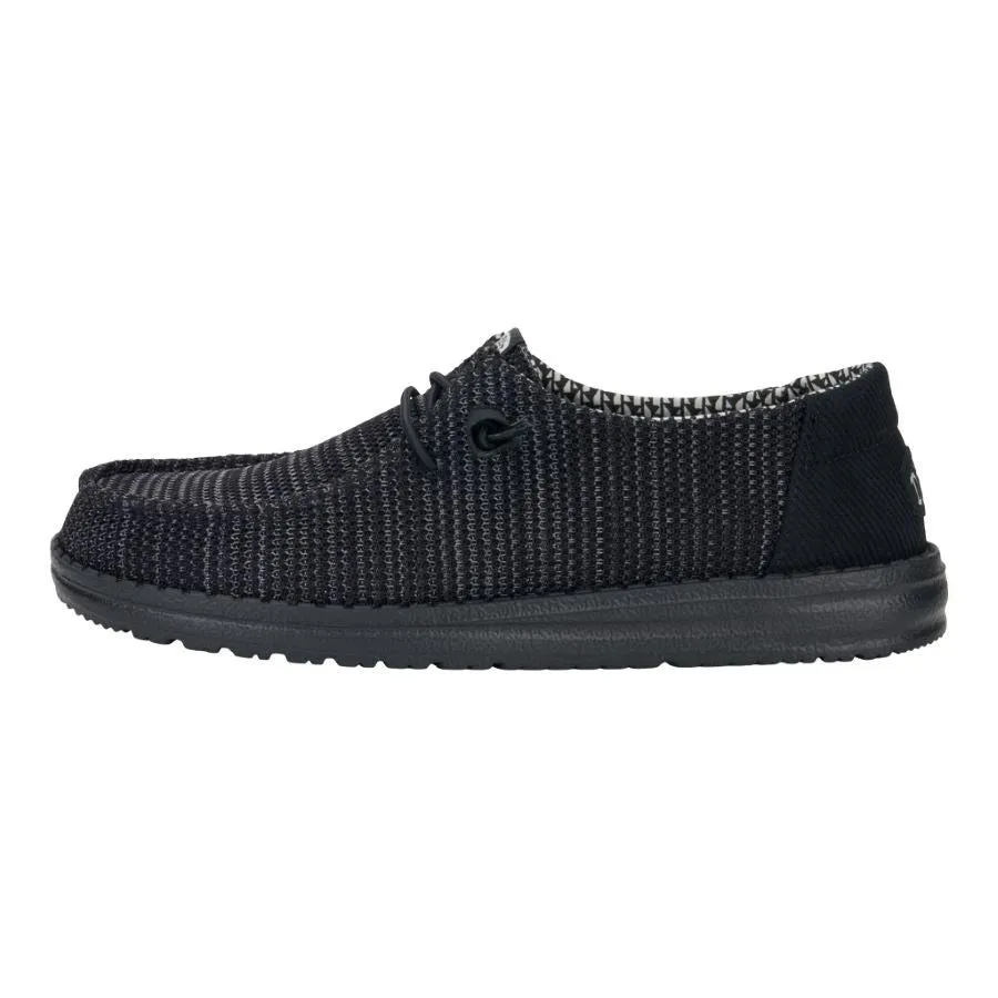 Wendy Stretch Sox Wide - Black/Black Quick Motion