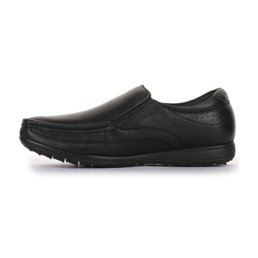 Travel Easy Healers Formal (Black) Slip-On Loafers Shoes For Men FL-1415 By Liberty