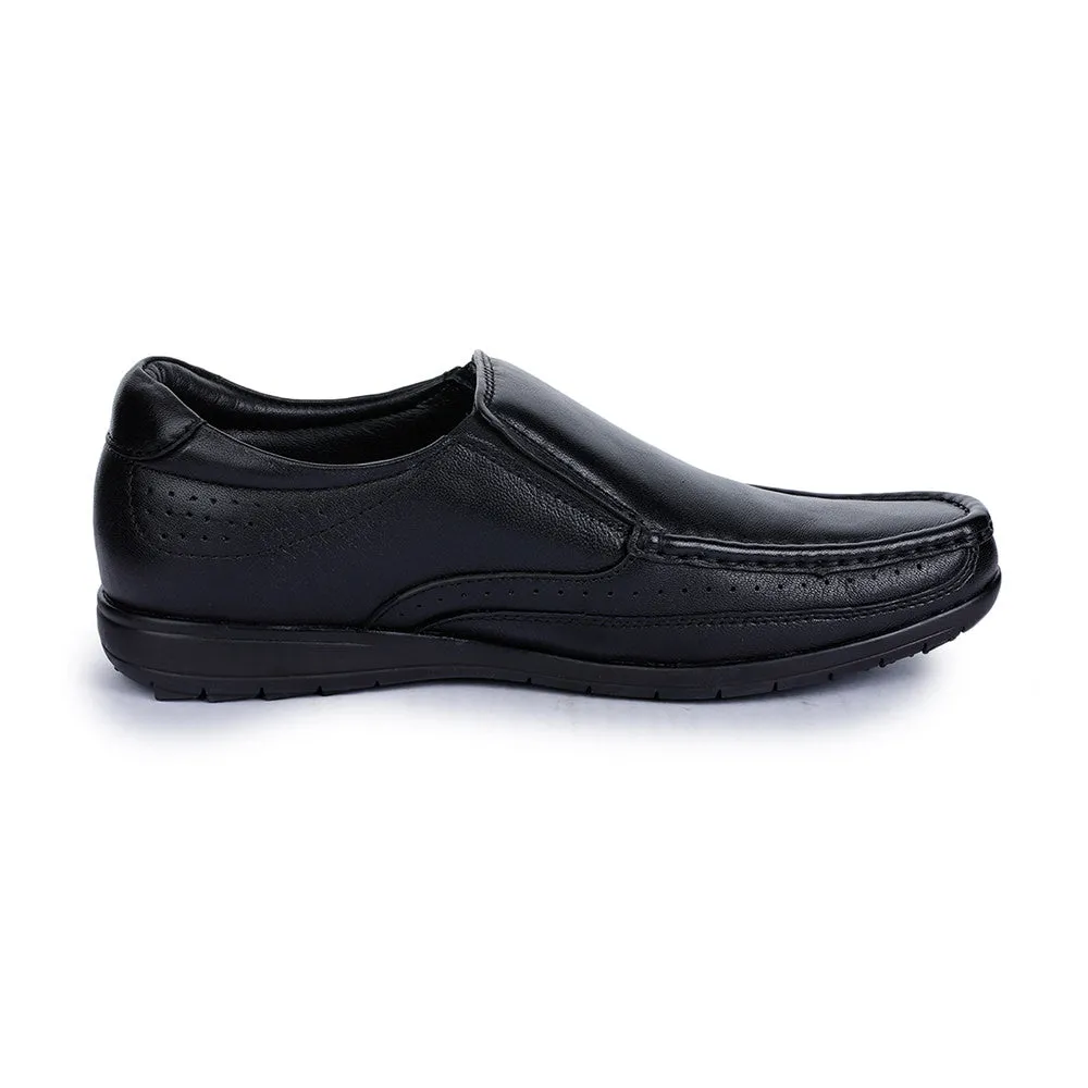 Healers Formal (Black) Slip-On Loafers Shoes For Men FL-1415 By Liberty Easy Slip Romantic Pair