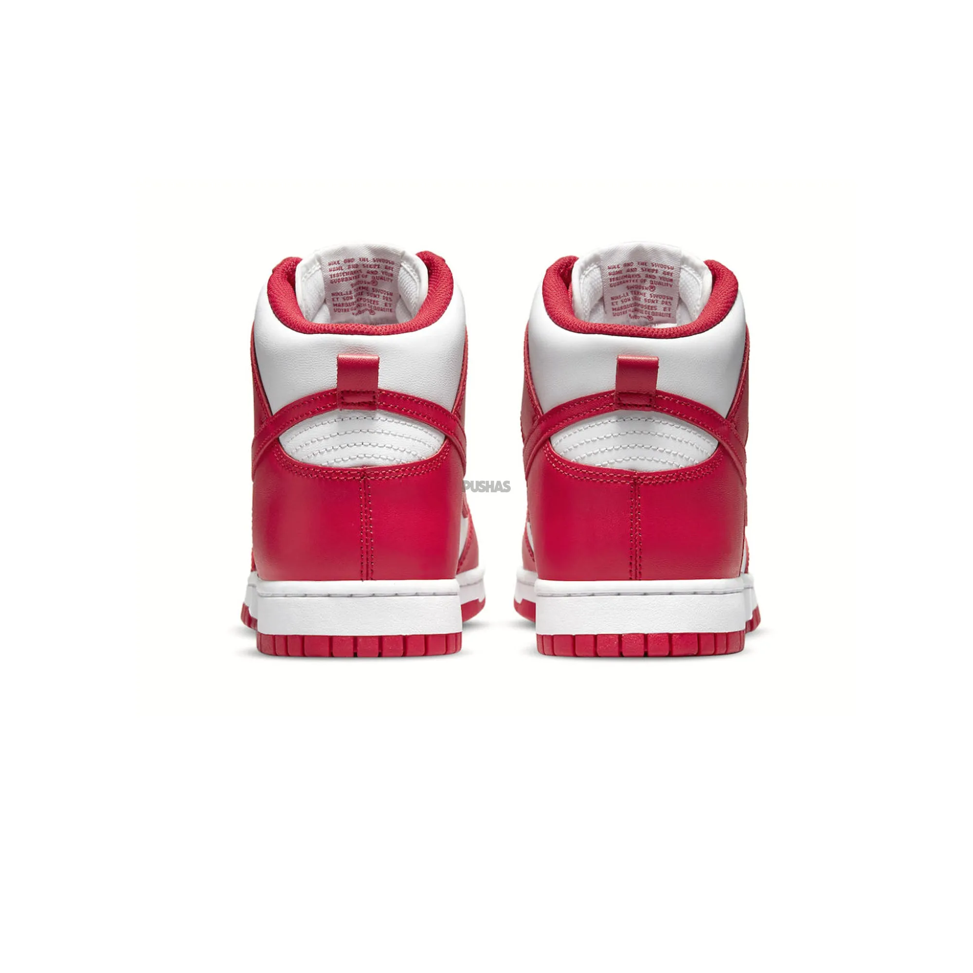 Nike Dunk High 'Championship White Red' (2022) Supportive Core Fitness Training
