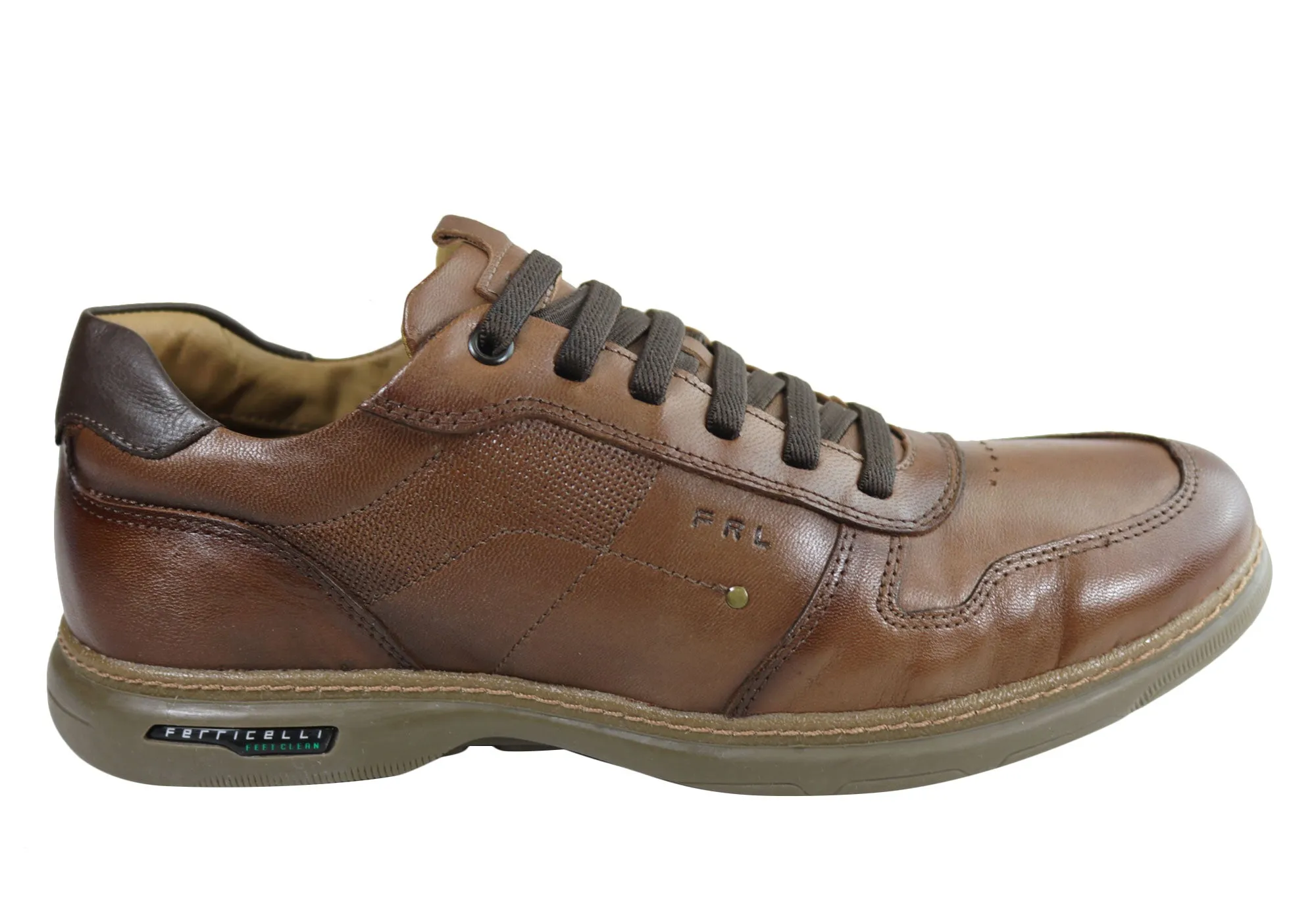 Drop Hike Ferricelli Cole Mens Leather Slip On Casual Shoes Made In Brazil