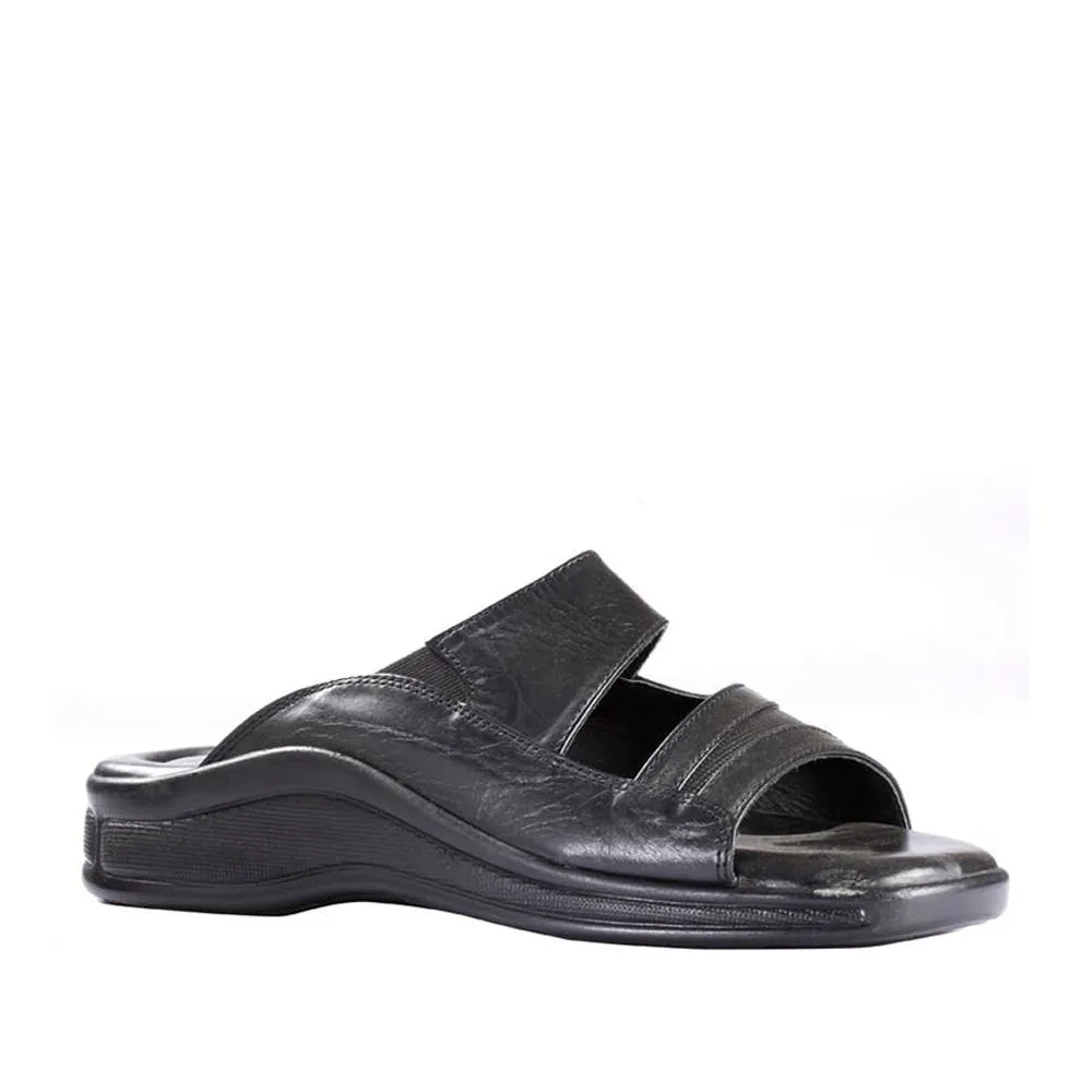 Family Time Coolers Casual Black Slippers For Men 2050-06 By Liberty