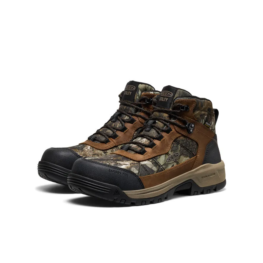 Men's Skokie Waterproof Work Boot (Carbon Toe)  |  Camo/Black Soft Padding