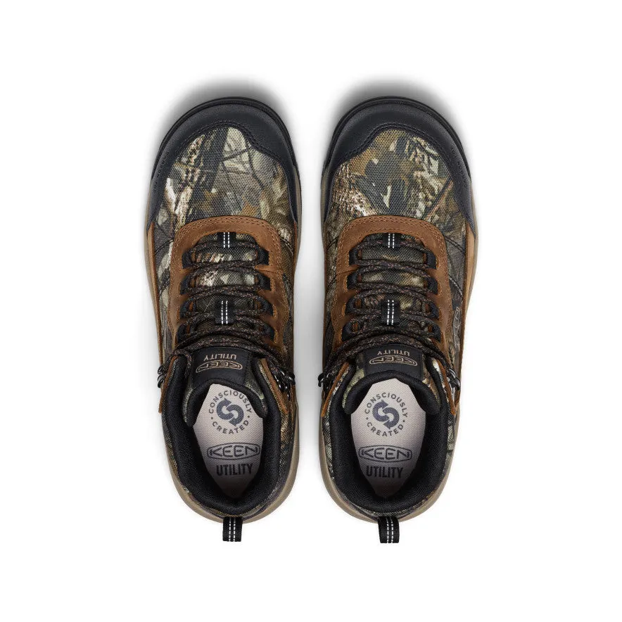 Men's Skokie Waterproof Work Boot (Carbon Toe)  |  Camo/Black Foot Relaxation