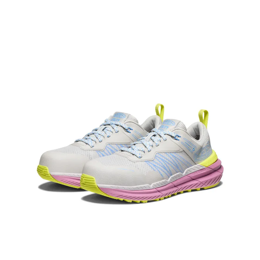 EnhancedGrip Women's Speedworks ESD Work Sneaker (Carbon Toe)  |  Alloy/Moonlight Mauve