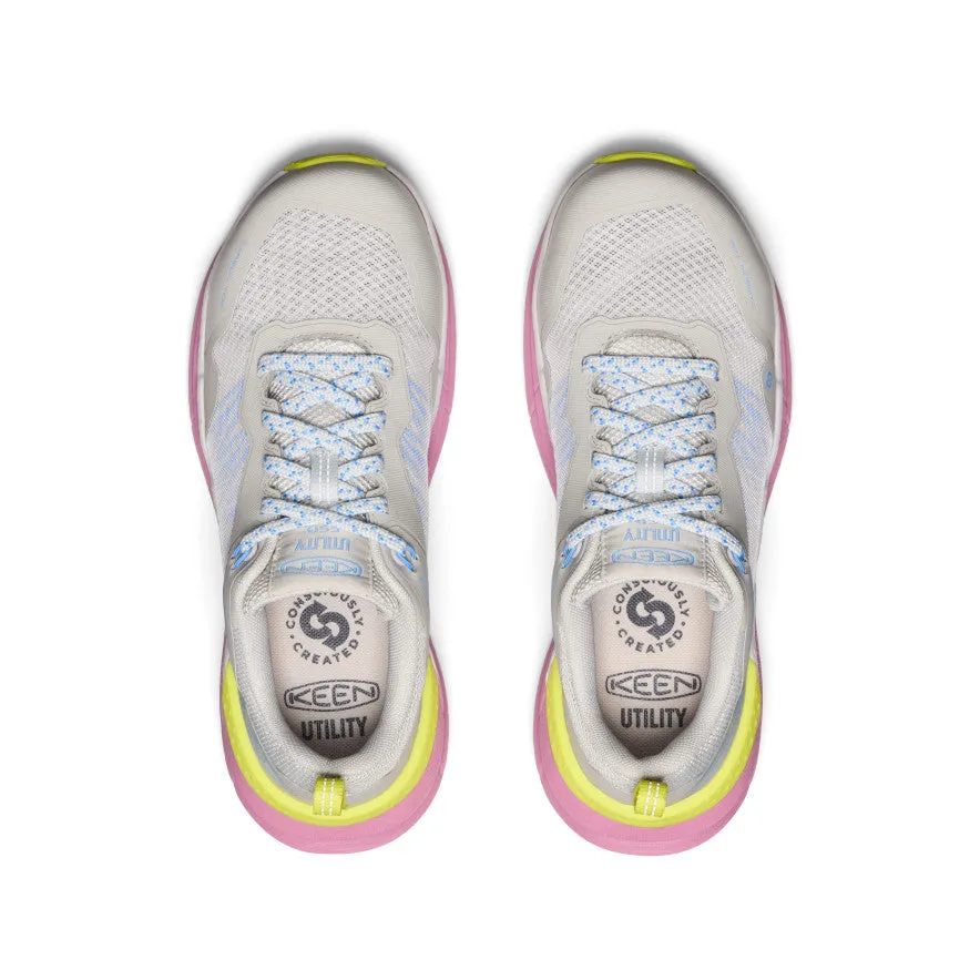 Anti Odor Rainy Day Commuter Women's Speedworks ESD Work Sneaker (Carbon Toe)  |  Alloy/Moonlight Mauve
