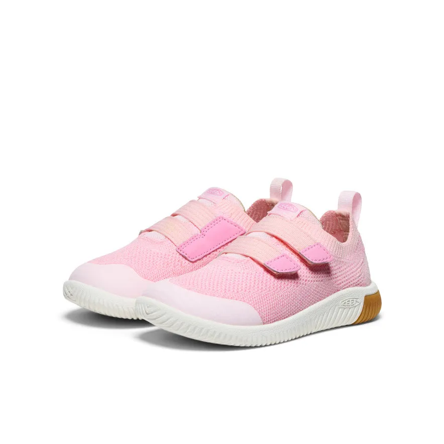 Little Kids' KNX Knit Double Strap  |  Giggle Pink/Moonlite Mauve Indoor kids' clothes