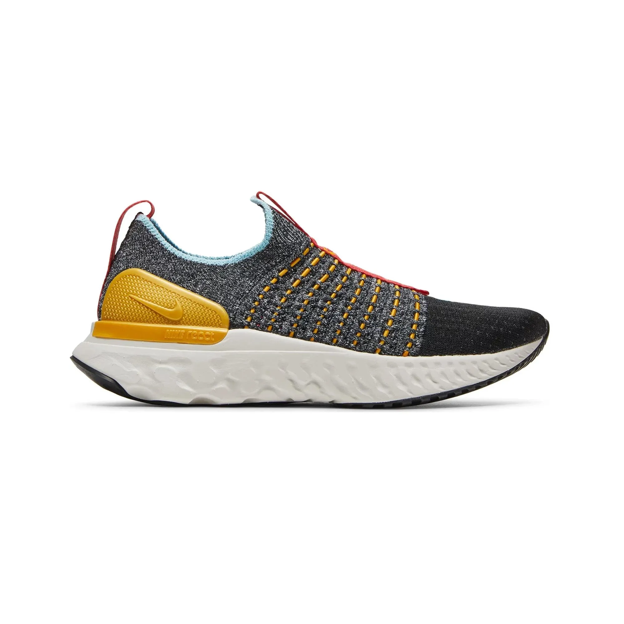 Festival Vibe Arch Support Standing Workers Nike React Phantom Run Flyknit 2 'Black Phantom' Women's