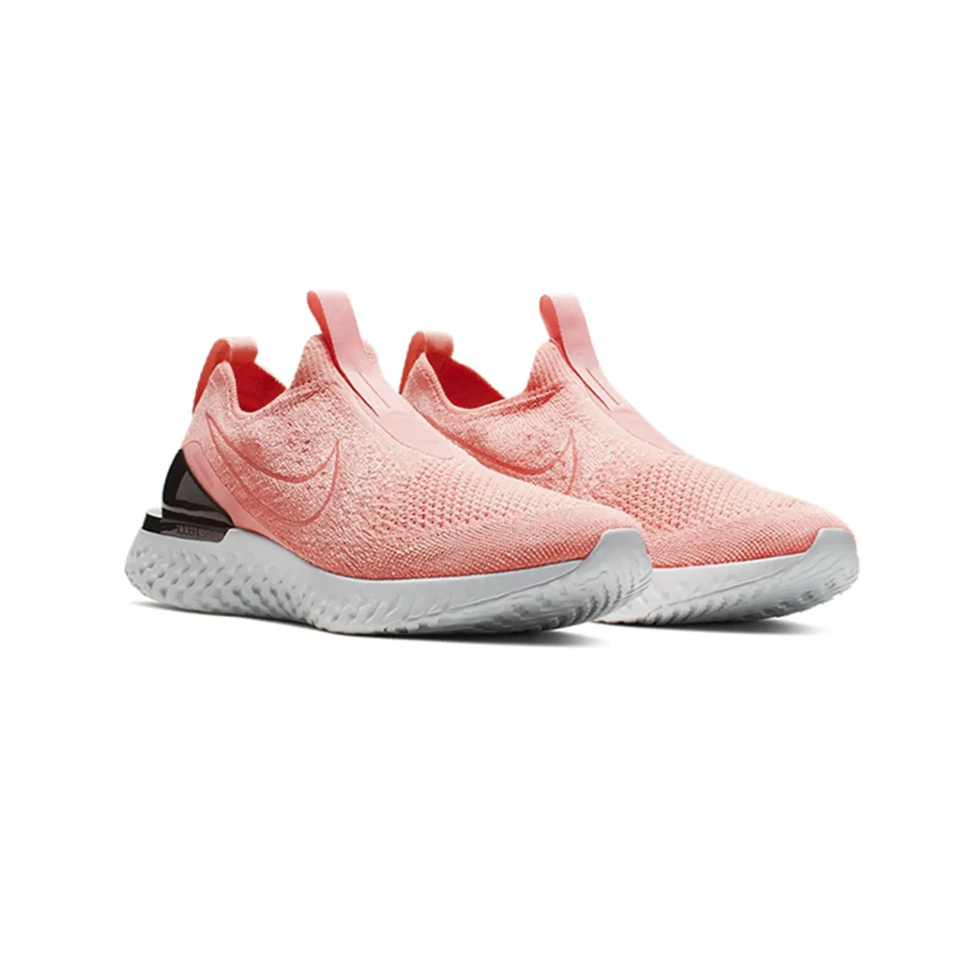 Epic Phantom React Flyknit 'Bright Mango' W (2019) Elastic laces White Clean