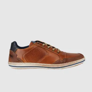 Reinforced toe cap Crest Casual Shoes Tan