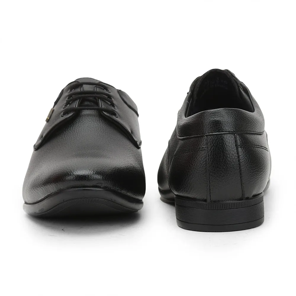 Fortune (Black) Formal Lace Up Derby Shoes For Men HOL-110 By Liberty Cushioned Insole