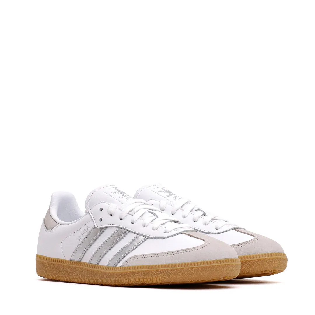 Adidas Women Samba OG White Silver Core JI2725 Dinner Look