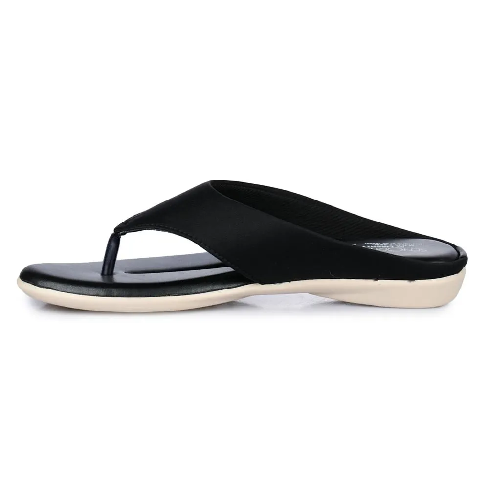Senorita Casual (Black) Slippers For Women MK-09 By Liberty Foot Ease