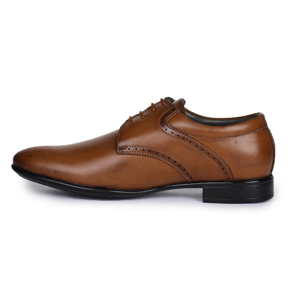 Trendy Boots Fortune (Tan) Derby Shoes For Men A13-03 By Liberty