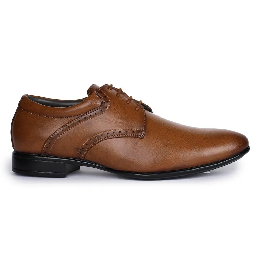 Destination Wedding Boss Shade Fortune (Tan) Derby Shoes For Men A13-03 By Liberty