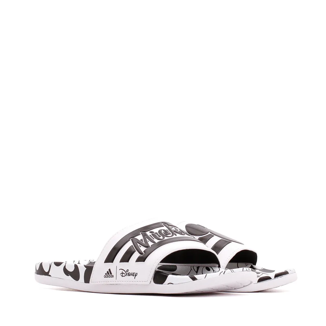 Adidas Men X Disney Mickey Mouse Adilette Comfort Slides Black White GW1057 All Terrain Urban Walkers Comfort Step
