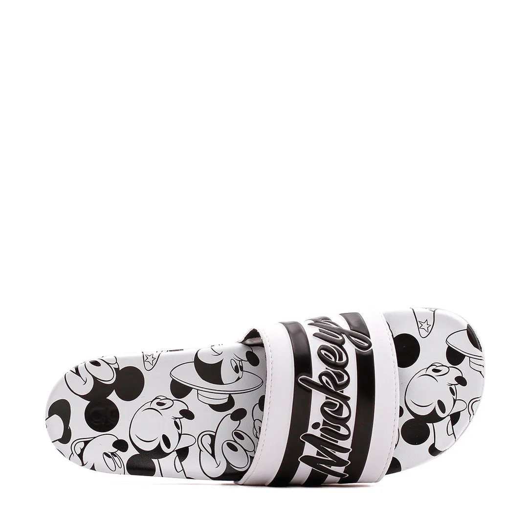 design Anytime Go Adidas Men X Disney Mickey Mouse Adilette Comfort Slides Black White GW1057