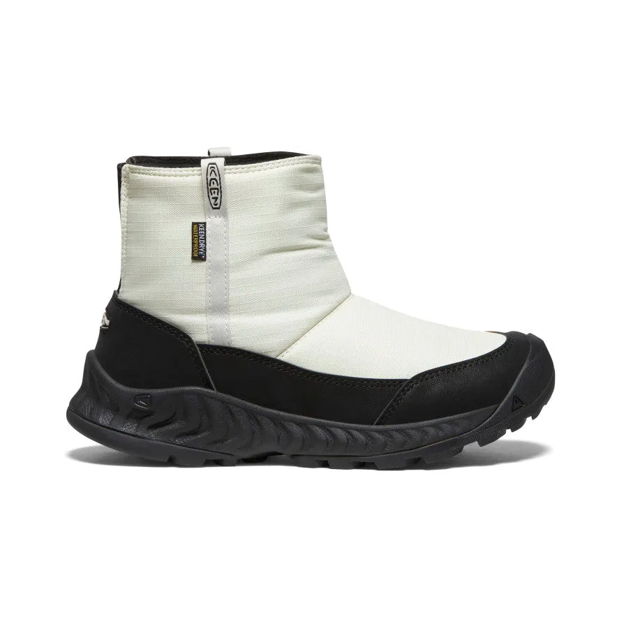Chill Travel Footwear Women's Hood NXIS Waterproof Pull-On  |  Silver Birch/Black