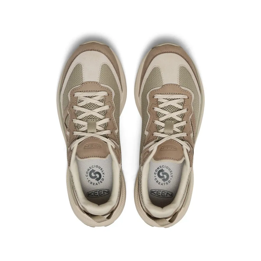 work use Anti Odor All Day Worker Women's WK500 Leather Walking Shoe  |  Abbey Stone/Birch