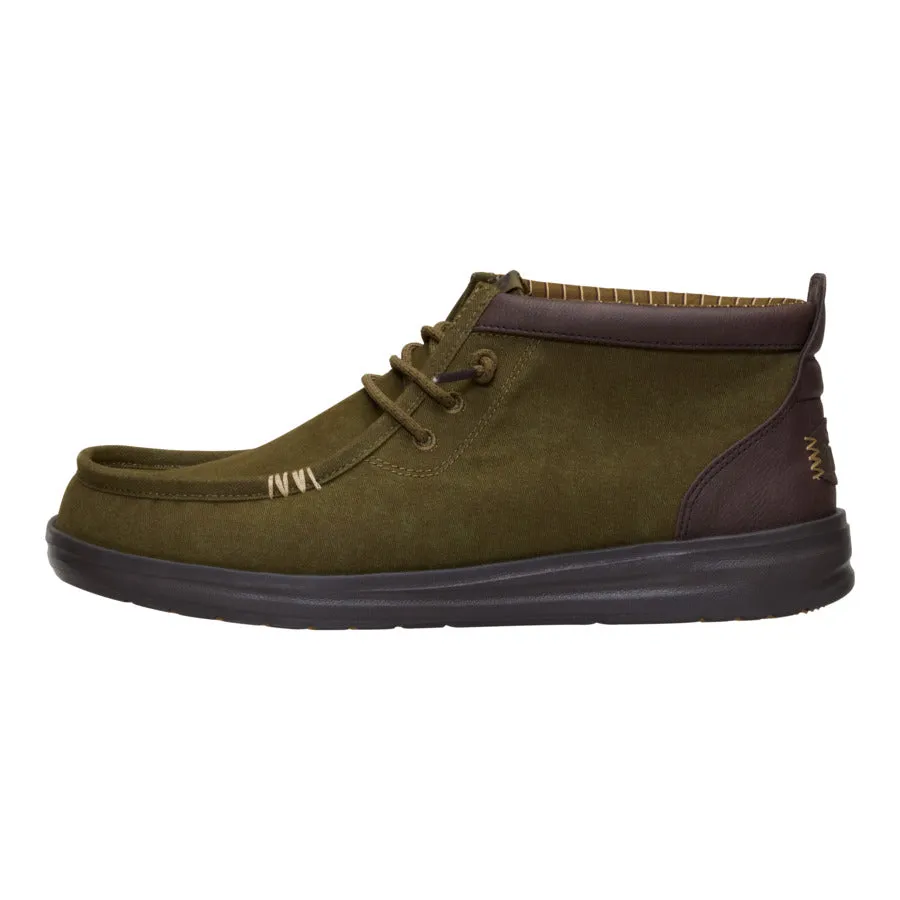 Rain Safe Wally Mid Gripr Vin Classic - Dark Olive/Mole Brown