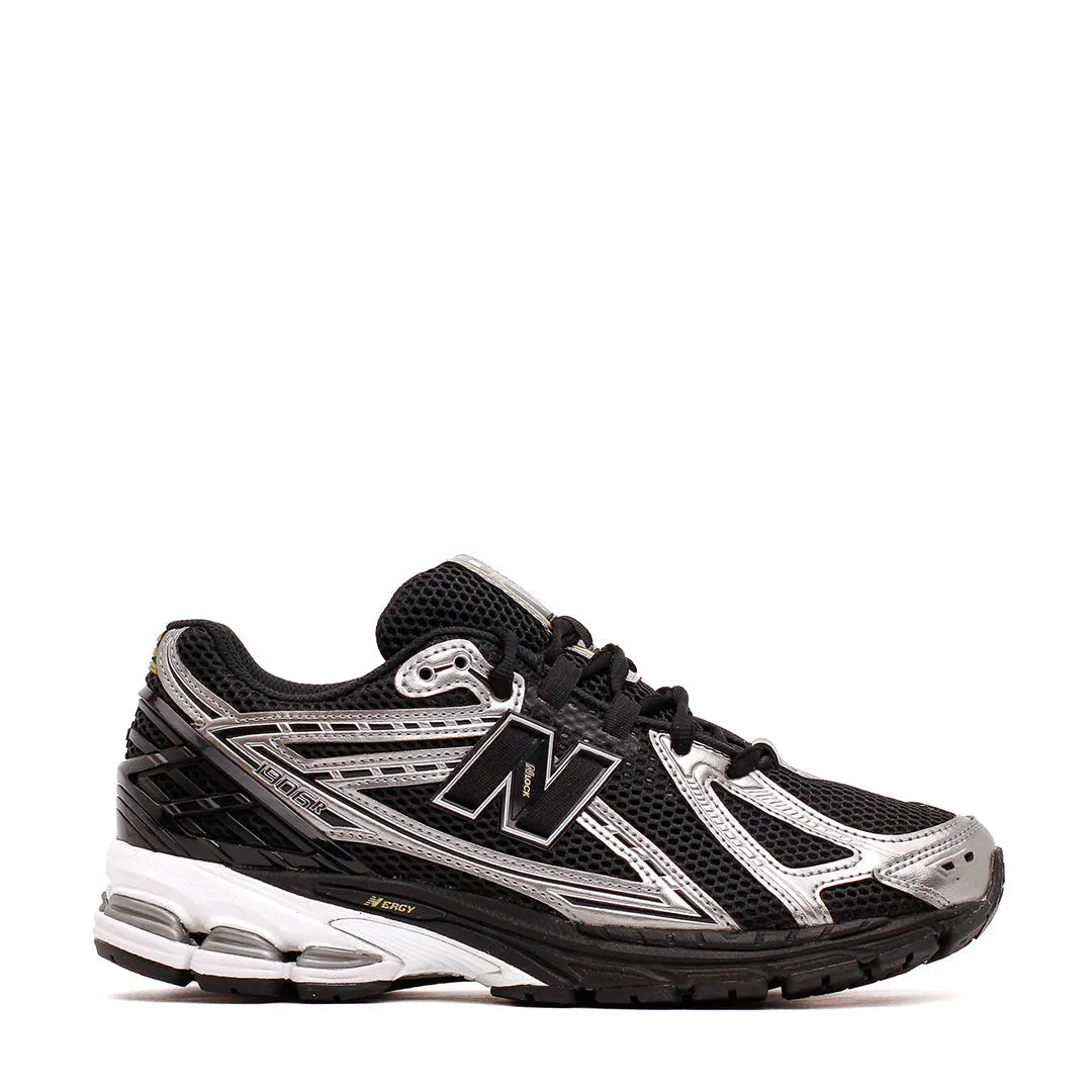 New Balance Unisex 1906R Black Dark Silver Core U1906RCF Rubber Sole Clean White