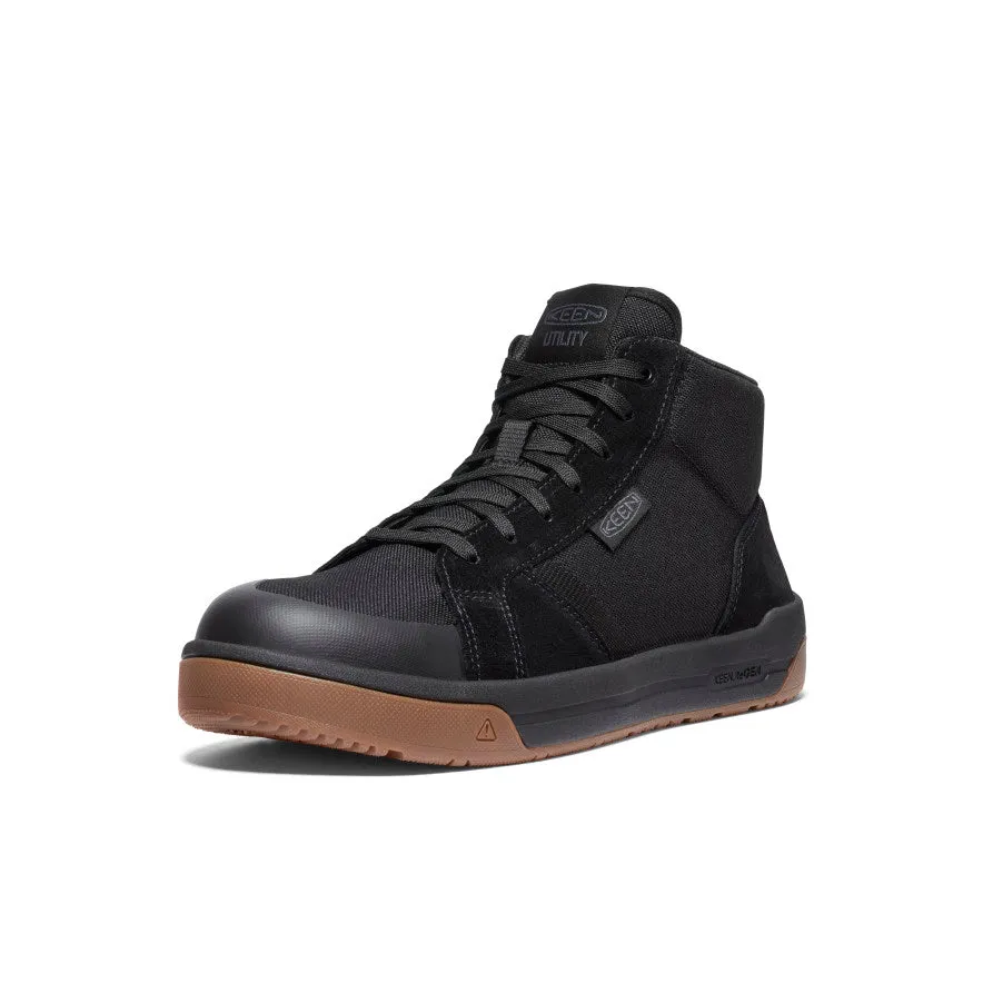 Men's Kenton Mid Work Shoe (Carbon Toe)  |  Black/Gum Elastic Band