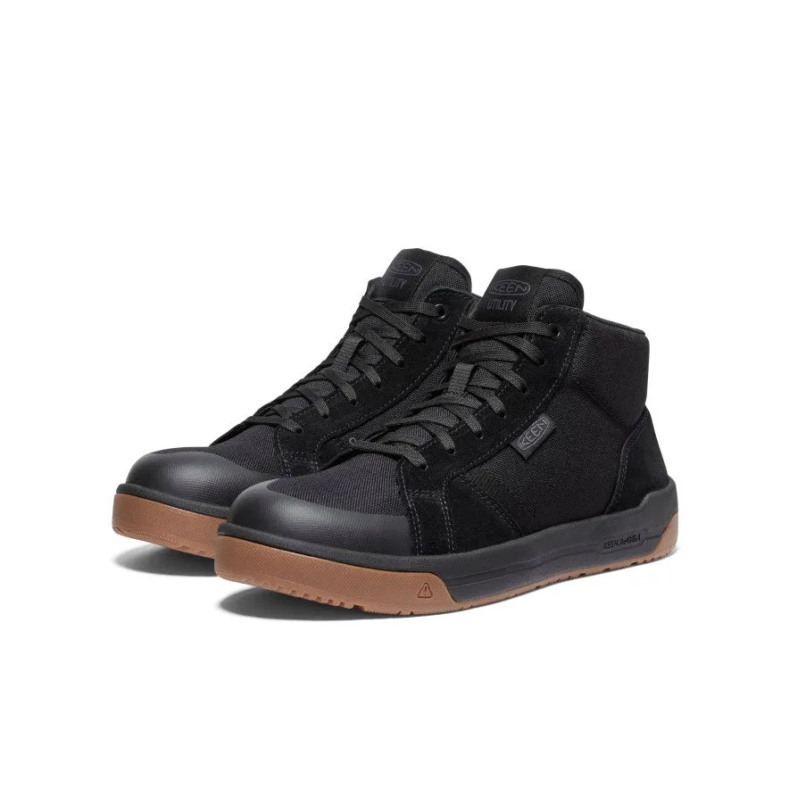 Men's Kenton Mid Work Shoe (Carbon Toe)  |  Black/Gum Comfortable For Cross Training