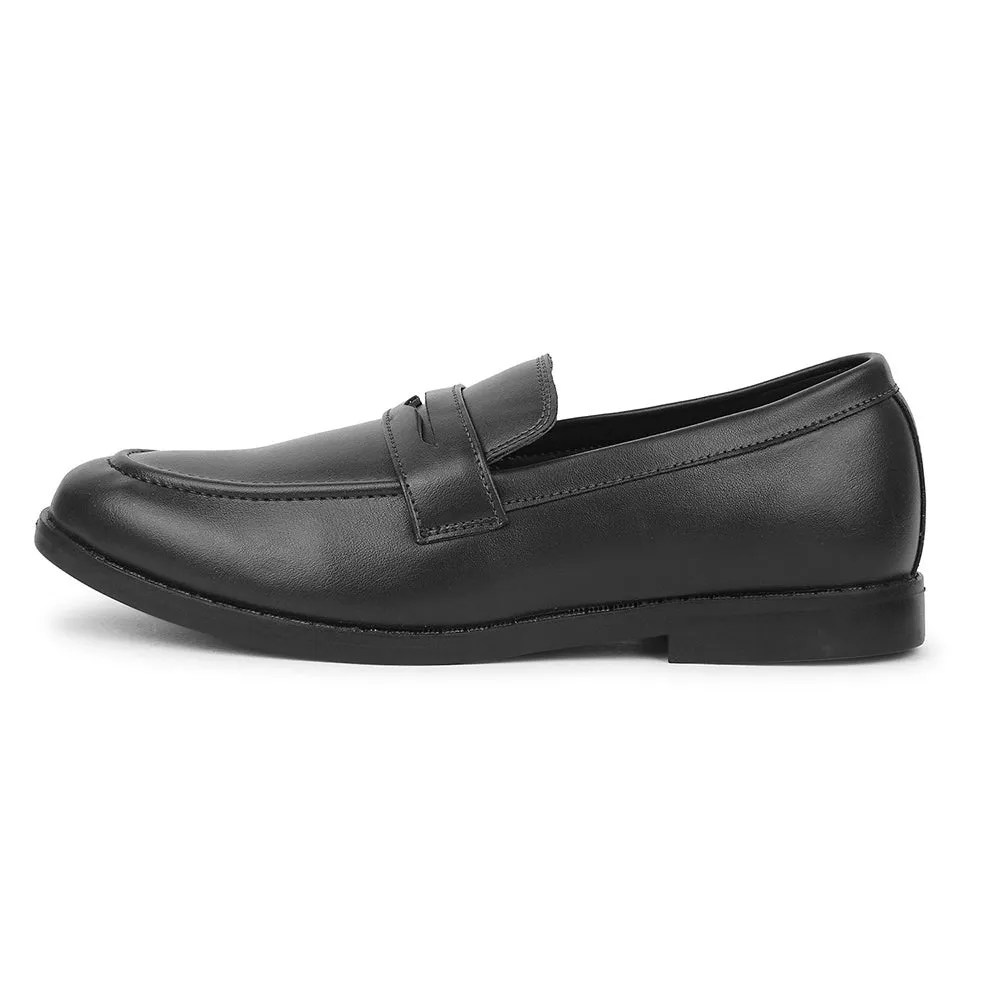 All Pair Team leader Fortune Black Non Lacing Formal Shoes For Men MAJESTIC-2 By Liberty