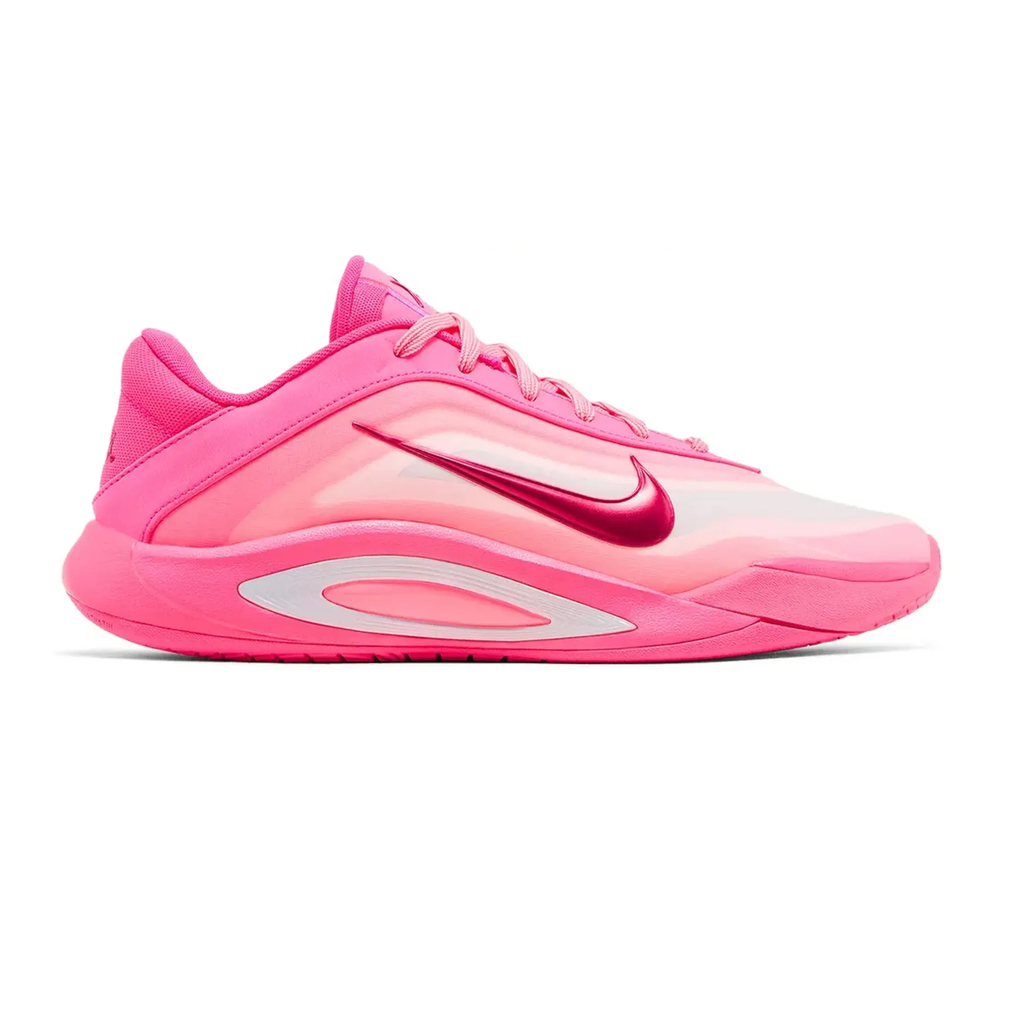 Nike A'ja Wilson A'One 'Pink A'ura' Women's (2025) Responsive Cushion Fitness Lovers Suede Soft