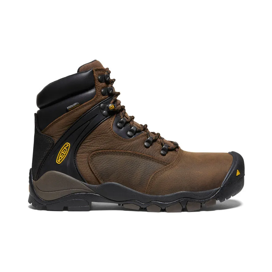 Modern Touch Multi Surface Men's Louisville 6" Waterproof Boot (Steel Toe)  |  Cascade Brown