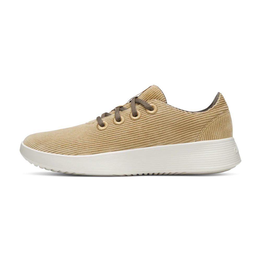 Zero Drop Design Women's Runner Go - Corduroy - Stony Beige (Natural White Sole)