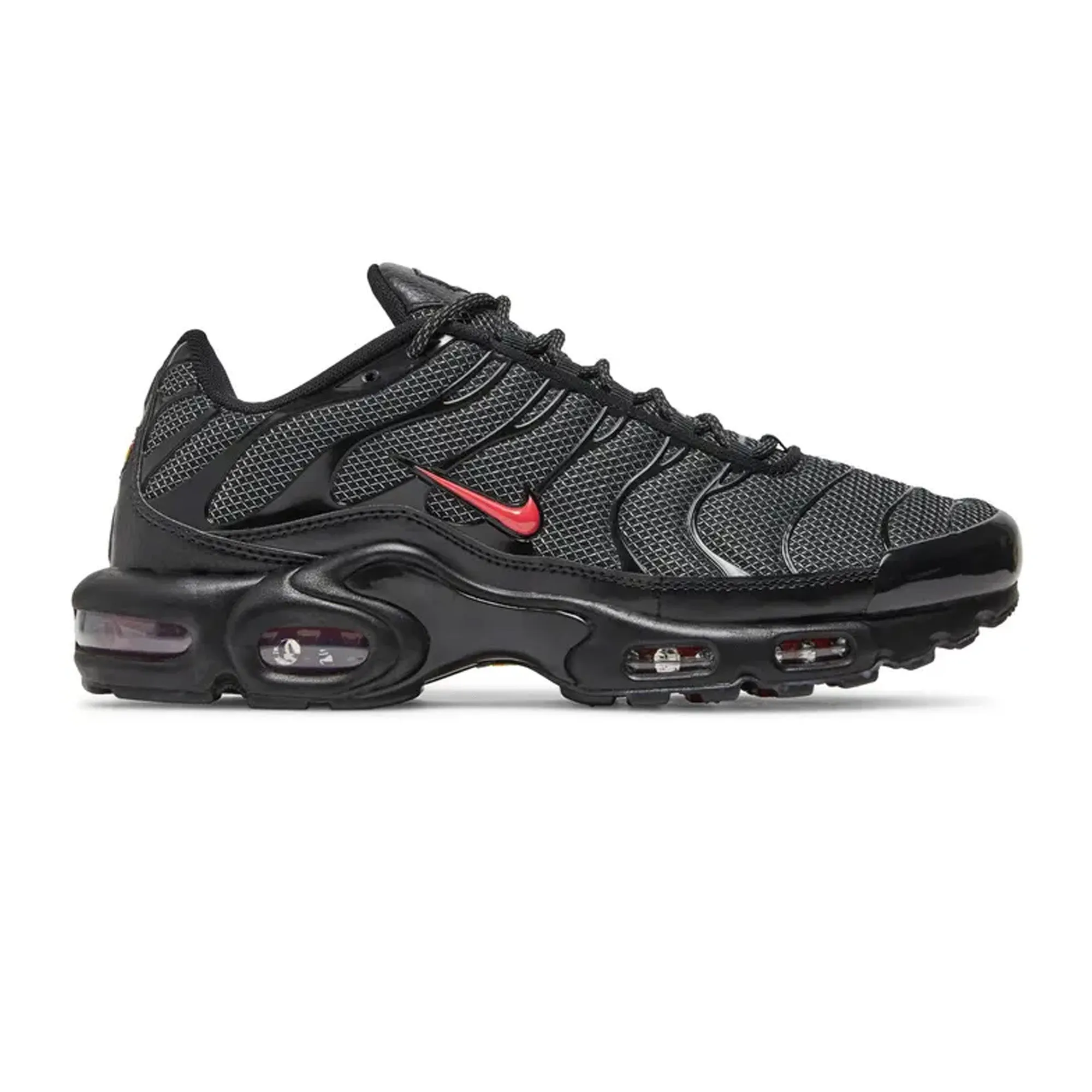 Nike Air Max TN Plus 'Metal Mesh Black Red' (2021) Active Durable Fabric