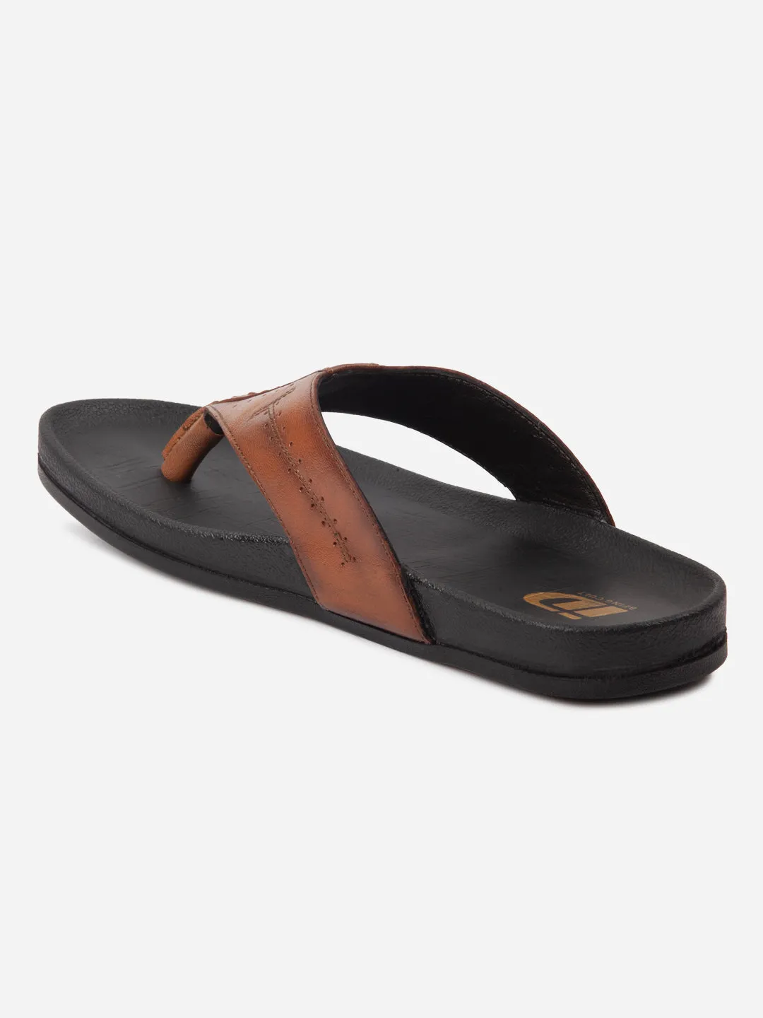 Wardrobe Base Men's Tan Thong Sandal (ID4228)
