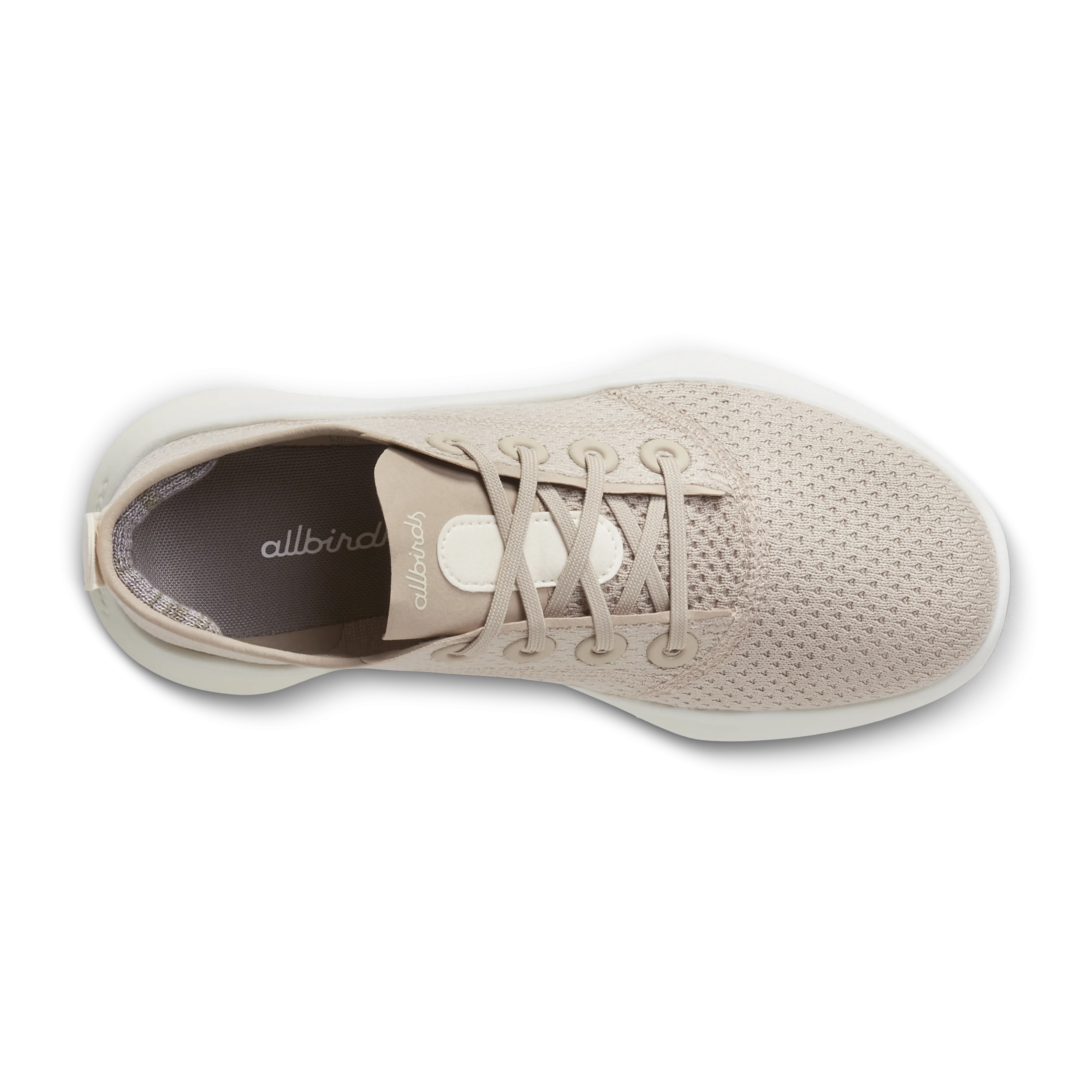 Women's SuperLight Tree Runner - Rugged Beige (Natural White Sole) Lace Up Style Flexible Outsole Design