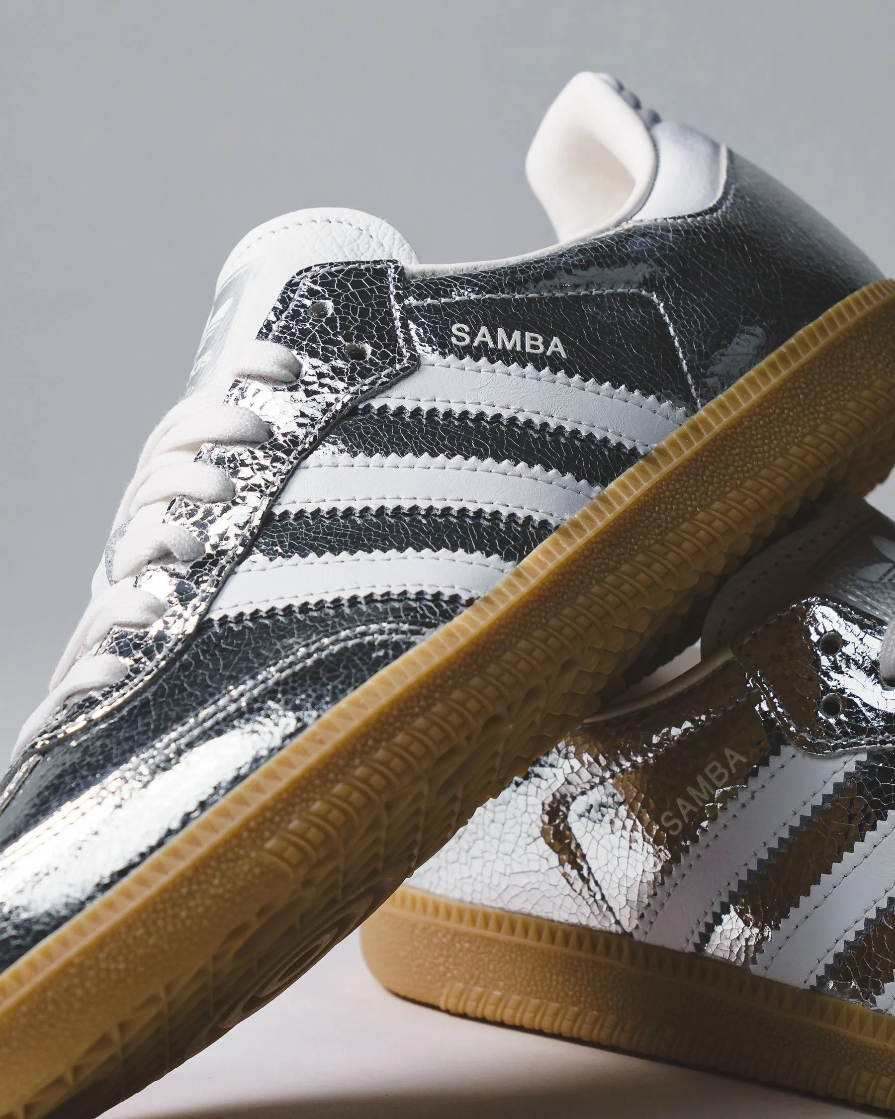 Pilates Cool Peace Mood Adidas Women Samba OG Silver Metallic Core JR0035