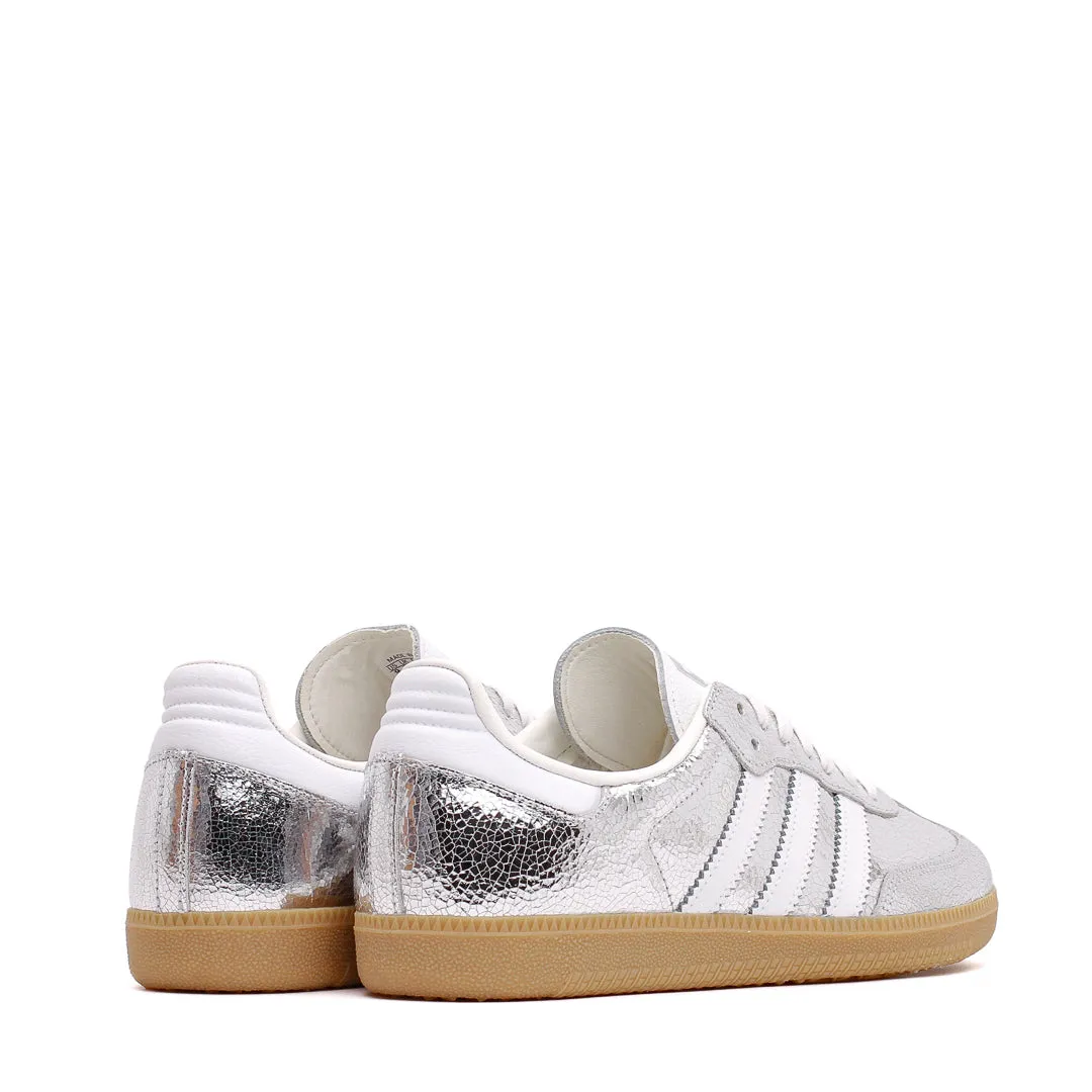 Campus Cool Flexible Fit Frequent Travelers Adidas Women Samba OG Silver Metallic Core JR0035
