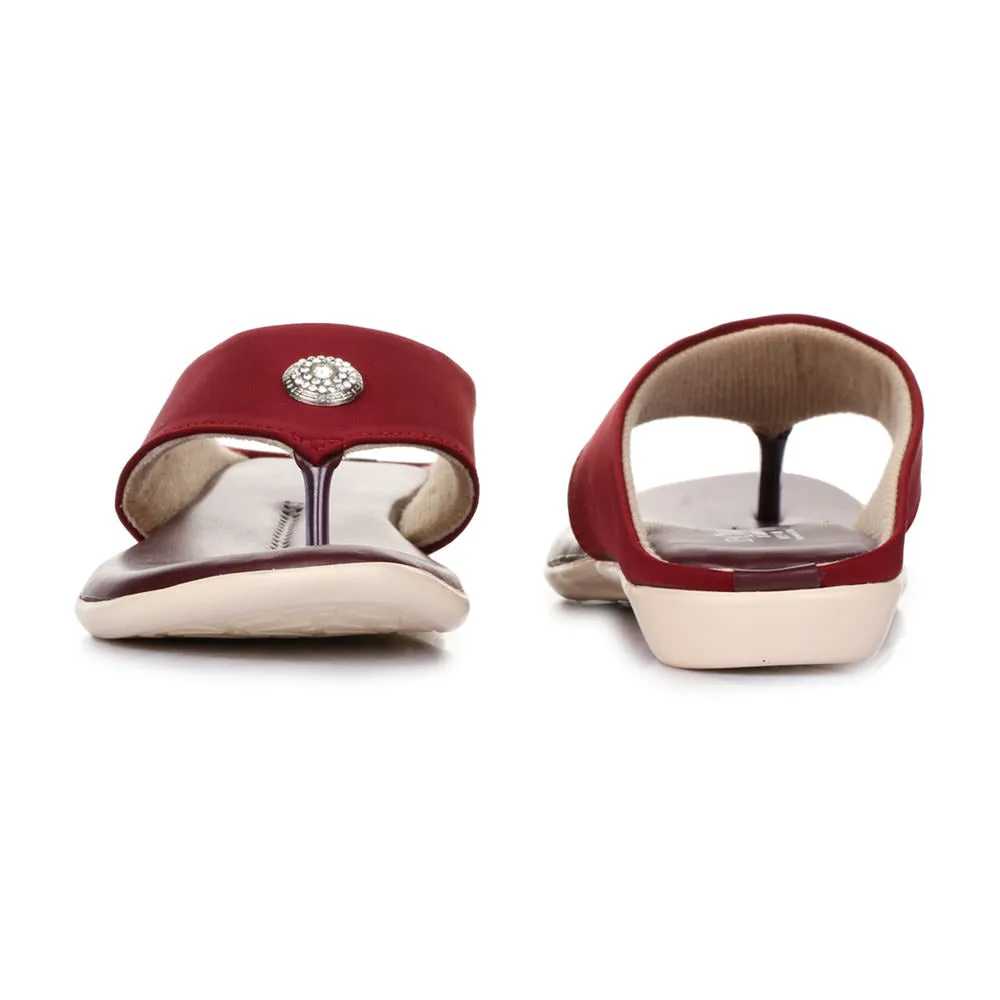 Senorita Casual (Cherry) Slippers For Women MK-08 By Liberty Strap Mode